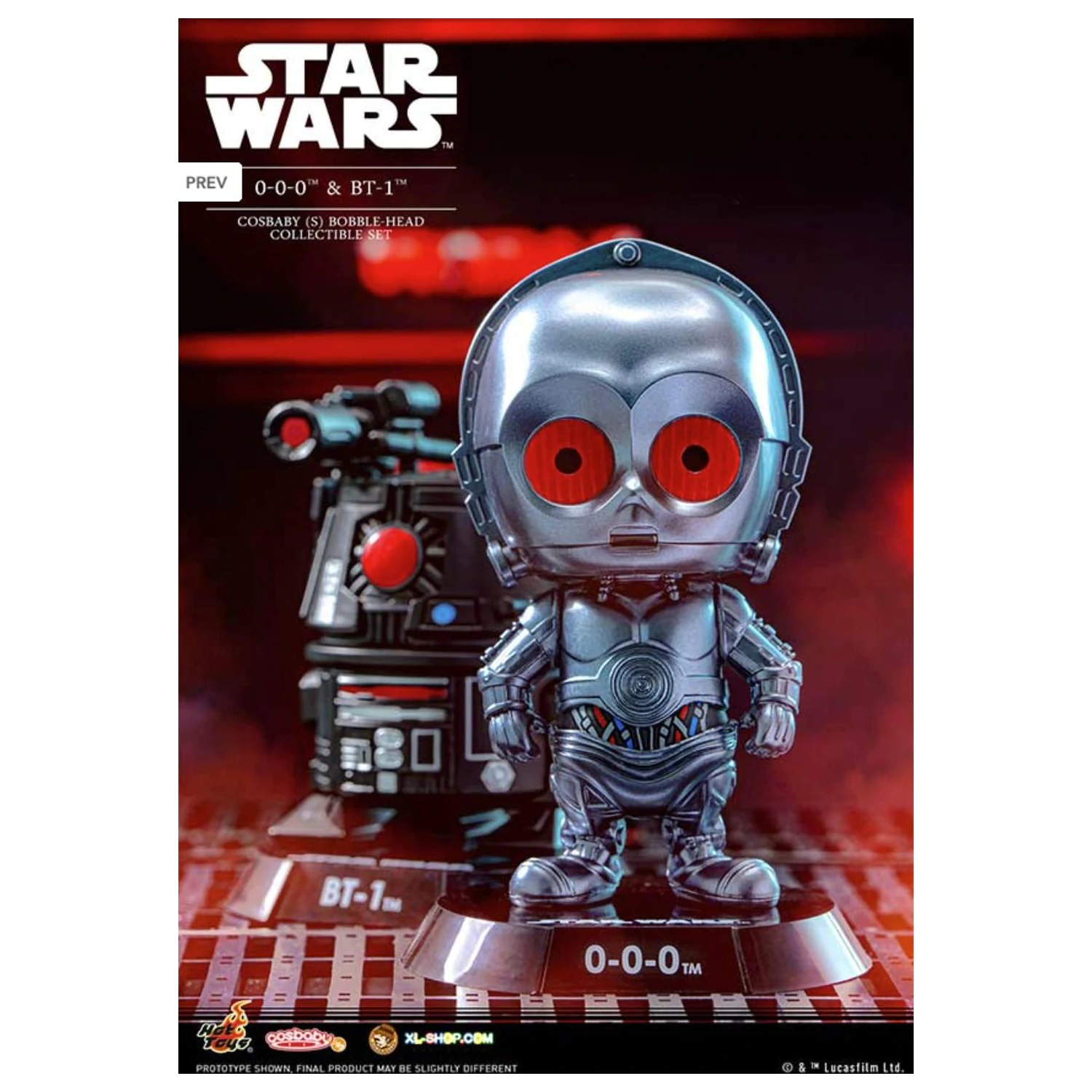 Star Wars Cosbaby Wave 4 Triple-Zero & BT-1 Set Produktfoto