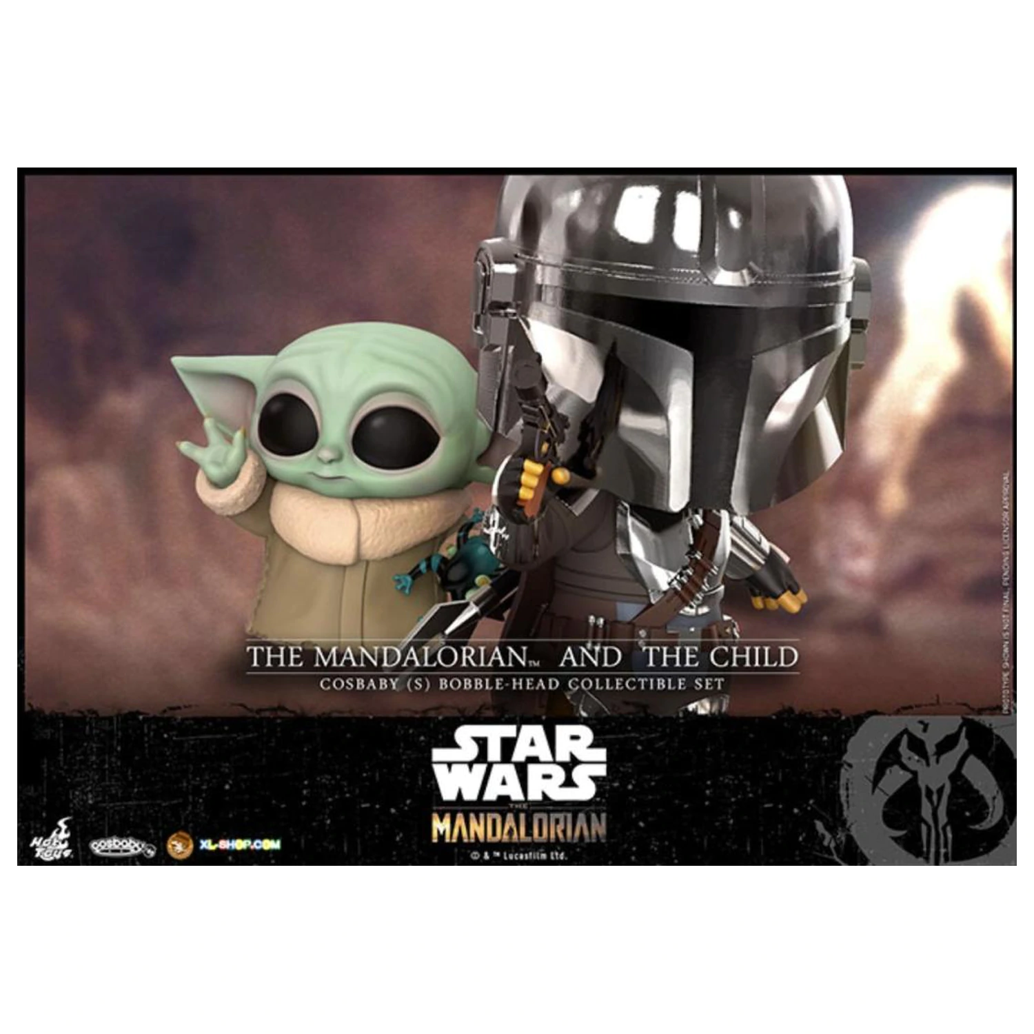 Star Wars Cosbaby Wave 5 Mandalorian & The Child Set Produktfoto