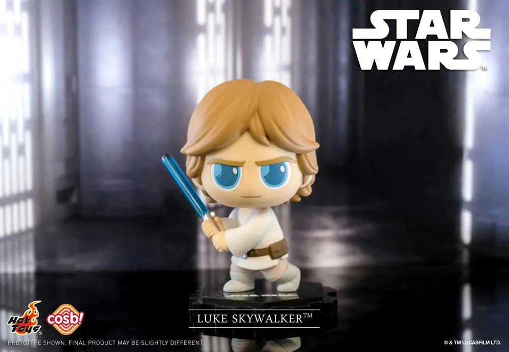 Star Wars Cosbi Minifigur Luke Skywalker Lightsaber 8 cm Produktfoto