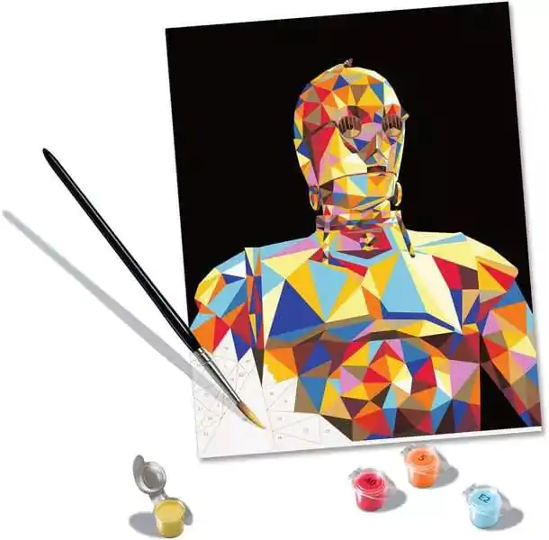 Star Wars CreArt Malen nach Zahlen Malset C-3PO 24 x 30 cm Produktfoto