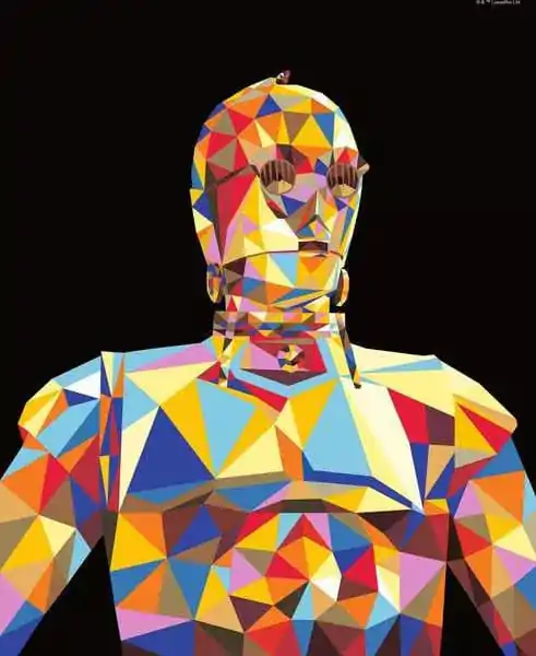 Star Wars CreArt Malen nach Zahlen Malset C-3PO 24 x 30 cm Produktfoto