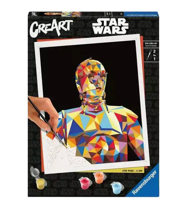 Star Wars CreArt Malen nach Zahlen Malset C-3PO 24 x 30 cm Produktfoto