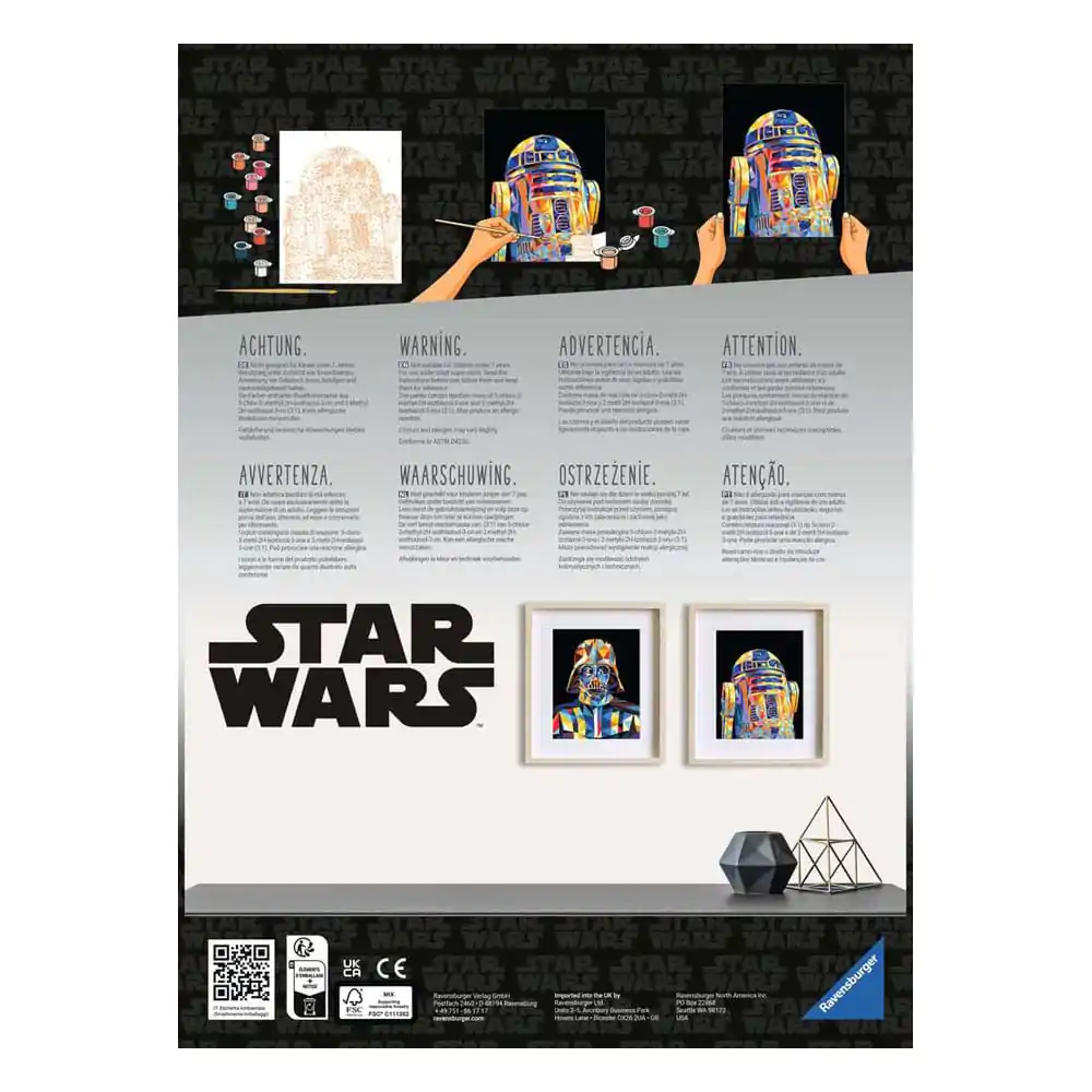 Star Wars CreArt Malen nach Zahlen Malset Darth Vader 24 x 30 cm Produktfoto