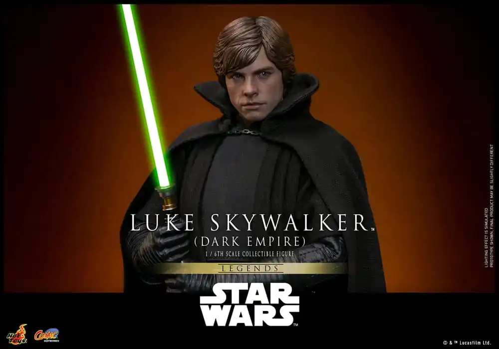 Star Wars: Dark Empire Comic Masterpiece Actionfigur Luke Skywalker 30 cm Produktfoto