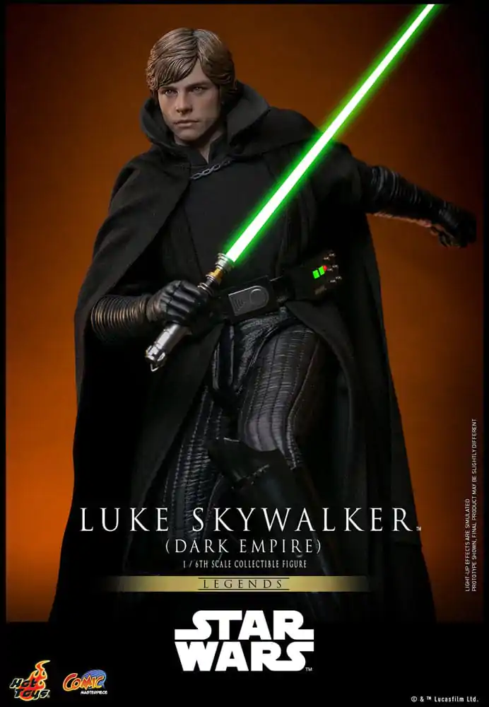 Star Wars: Dark Empire Comic Masterpiece Actionfigur Luke Skywalker 30 cm Produktfoto