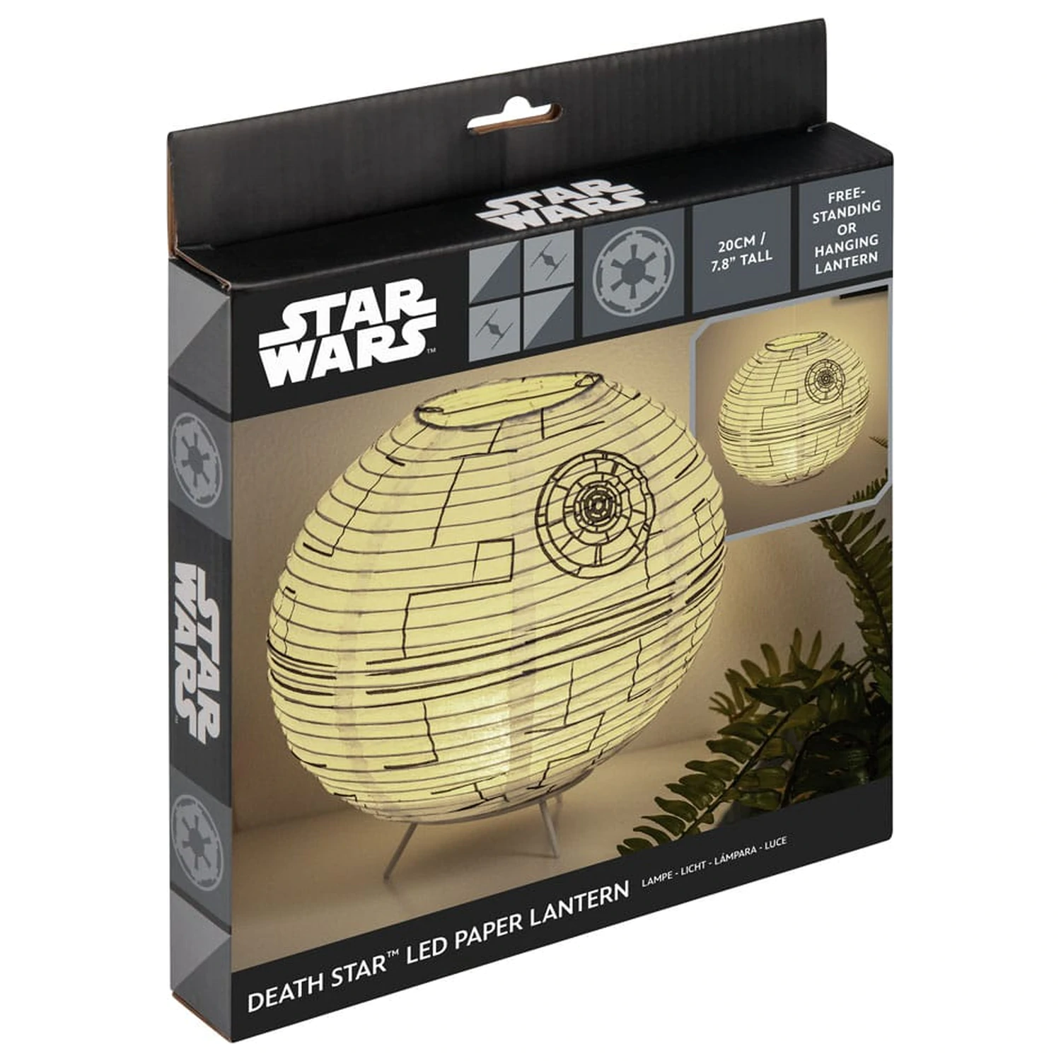 Star Wars Mini Schreibtischlampe Death Star 21 cm Produktfoto