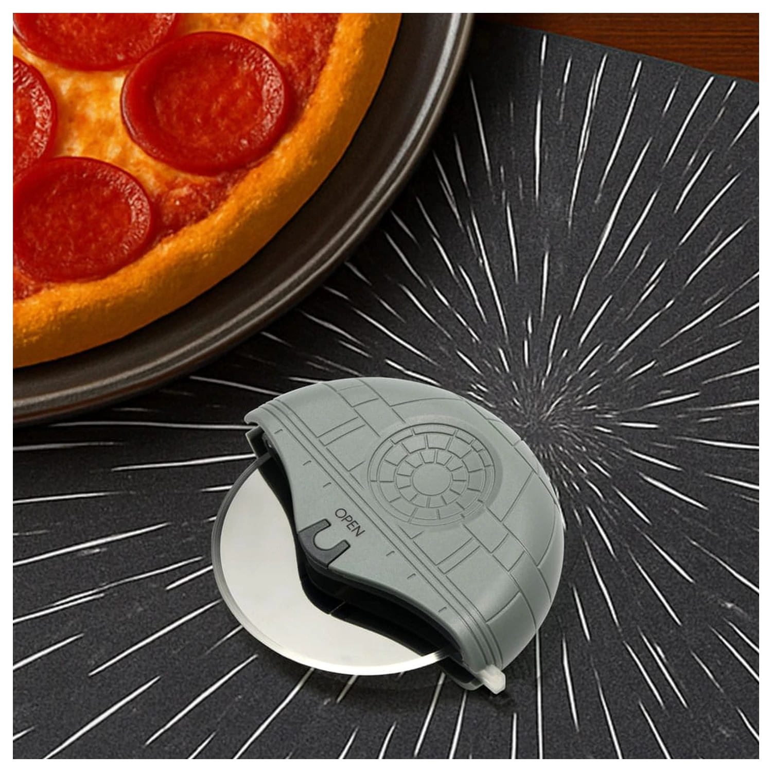 Star Wars Pizzaschneider Death Star Produktfoto