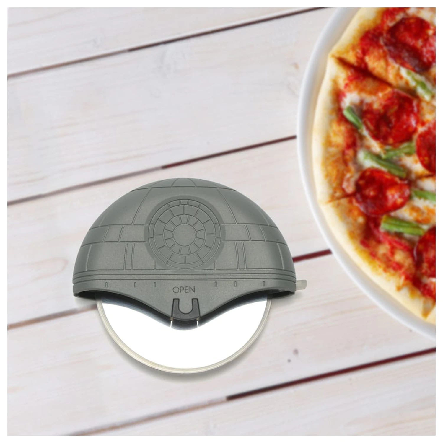 Star Wars Pizzaschneider Death Star Produktfoto
