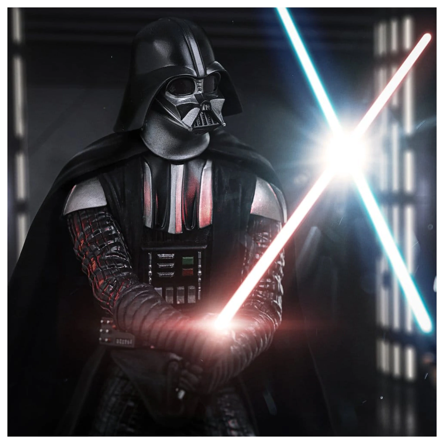 Star Wars Deluxe Art Scale Statue 1/10 Darth Vader Vs Obi-Wan Kenobi (CCXP Exclusive 2025) 24 cm Produktfoto