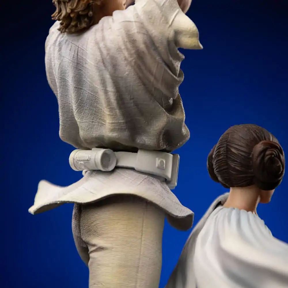 Star Wars Deluxe Art Scale Statue 1/10 Luke and Leia 41 cm termékfotó