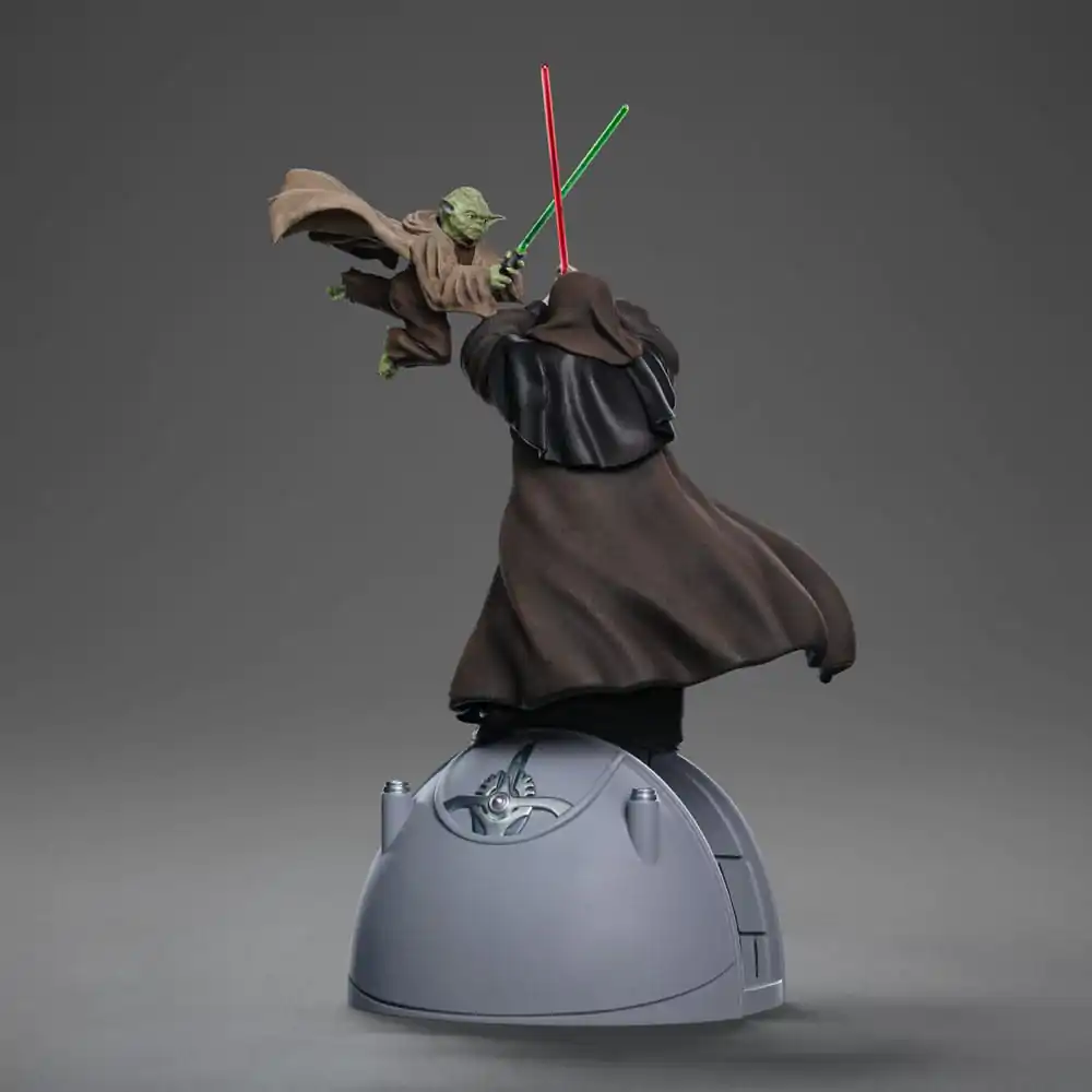 Star Wars Deluxe Art Scale Statue 1/10 Yoda vs Emperor Palpatine (CCXP Exclusive 2024) 31 cm Produktfoto