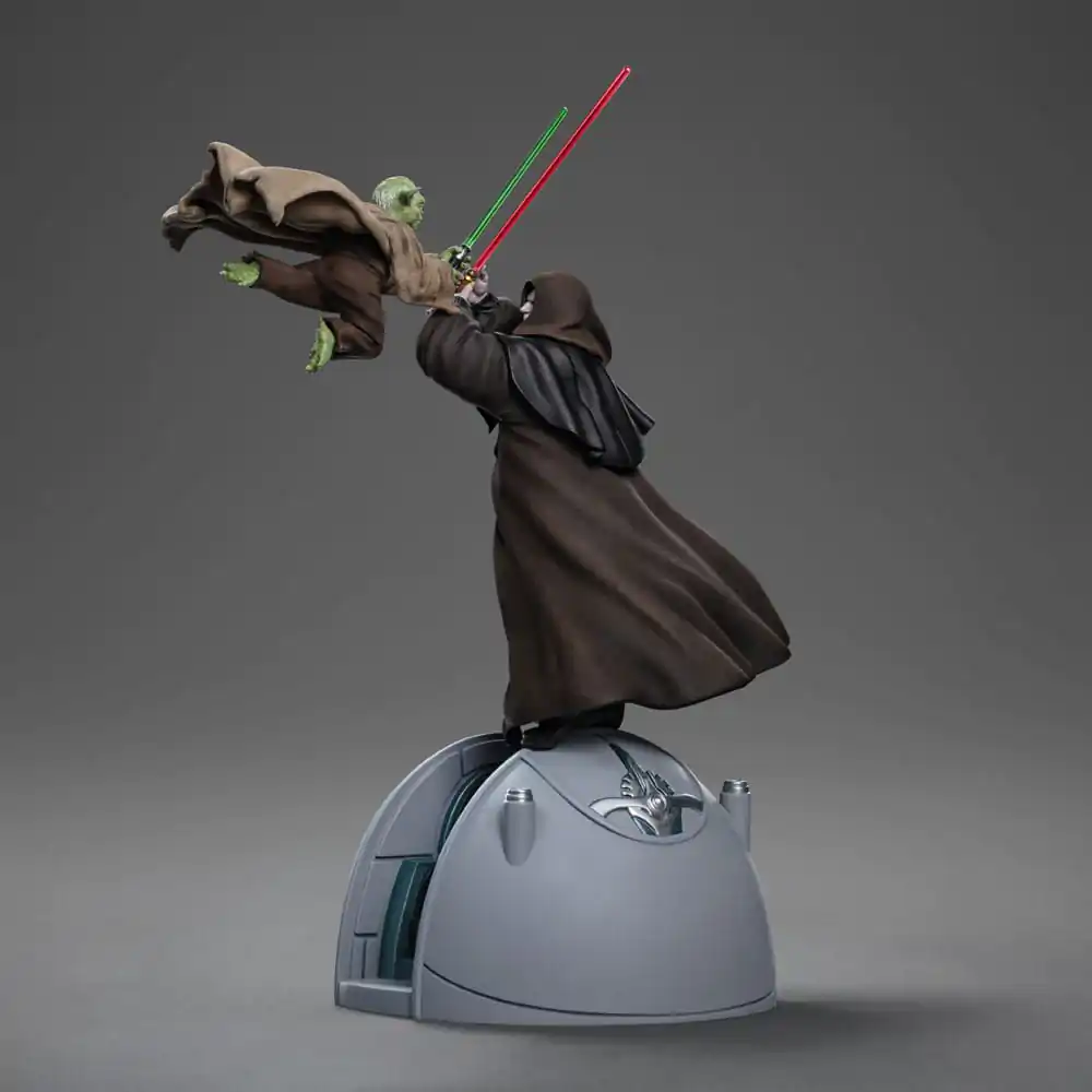 Star Wars Deluxe Art Scale Statue 1/10 Yoda vs Emperor Palpatine (CCXP Exclusive 2024) 31 cm Produktfoto