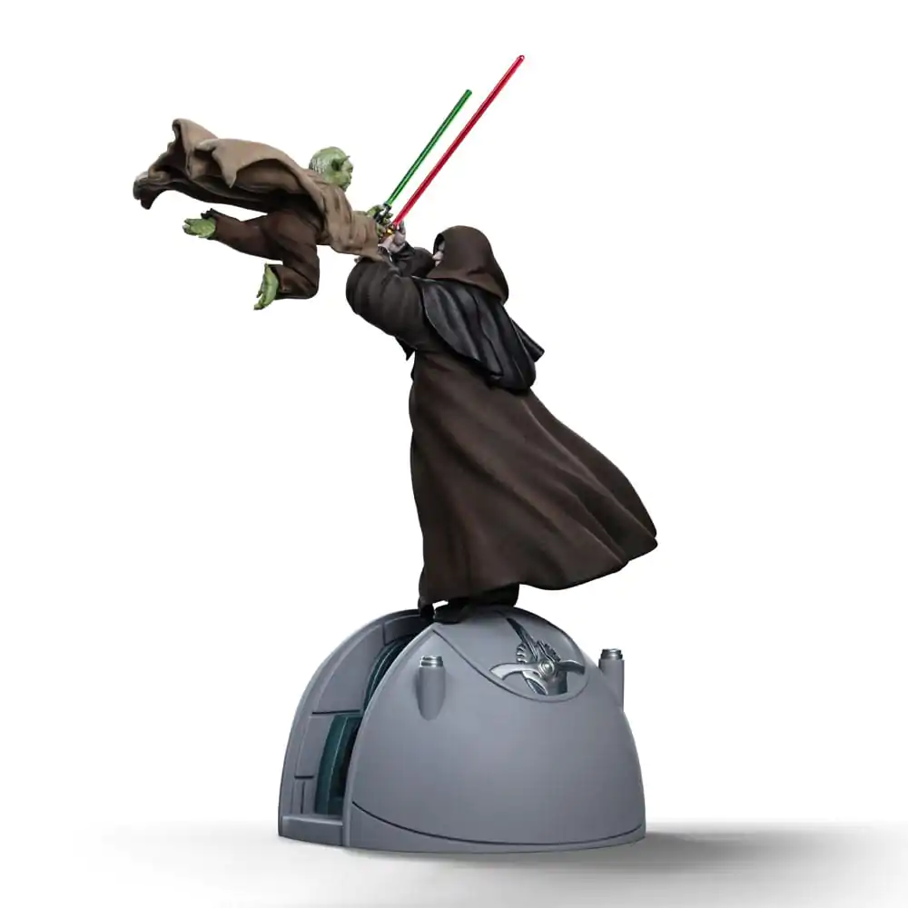 Star Wars Deluxe Art Scale Statue 1/10 Yoda vs Emperor Palpatine (CCXP Exclusive 2024) 31 cm Produktfoto