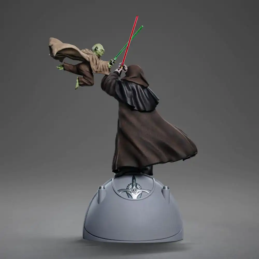 Star Wars Deluxe Art Scale Statue 1/10 Yoda vs Emperor Palpatine (CCXP Exclusive 2024) 31 cm Produktfoto