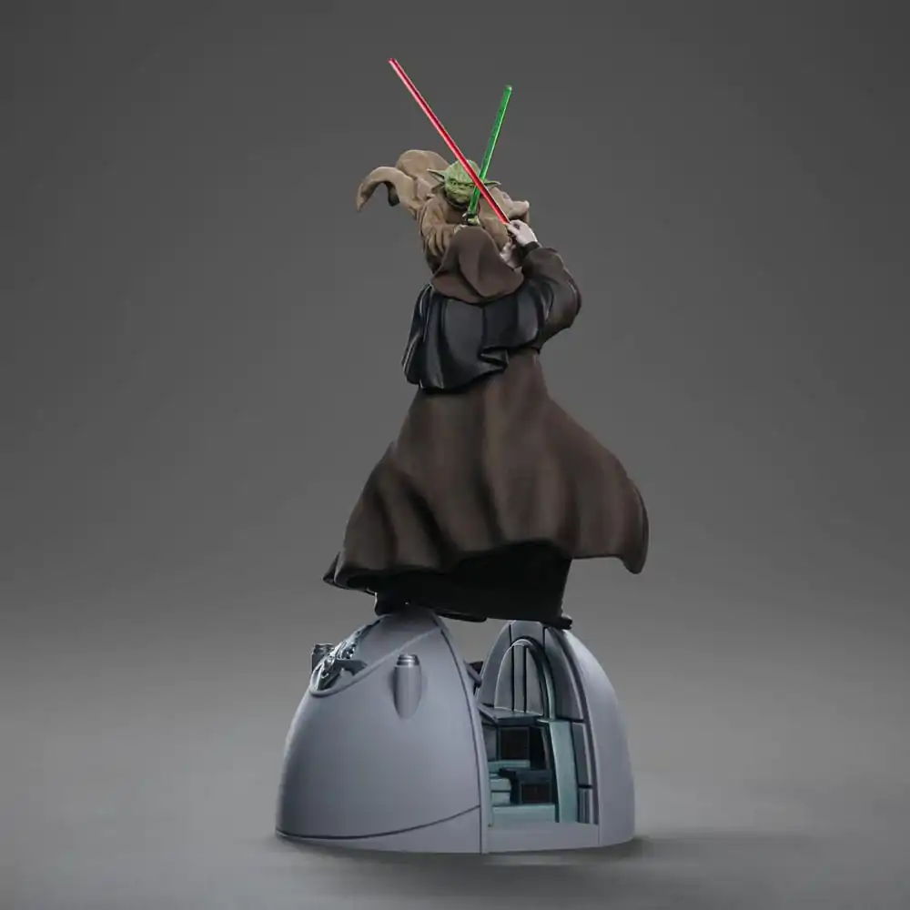 Star Wars Deluxe Art Scale Statue 1/10 Yoda vs Emperor Palpatine (CCXP Exclusive 2024) 31 cm Produktfoto