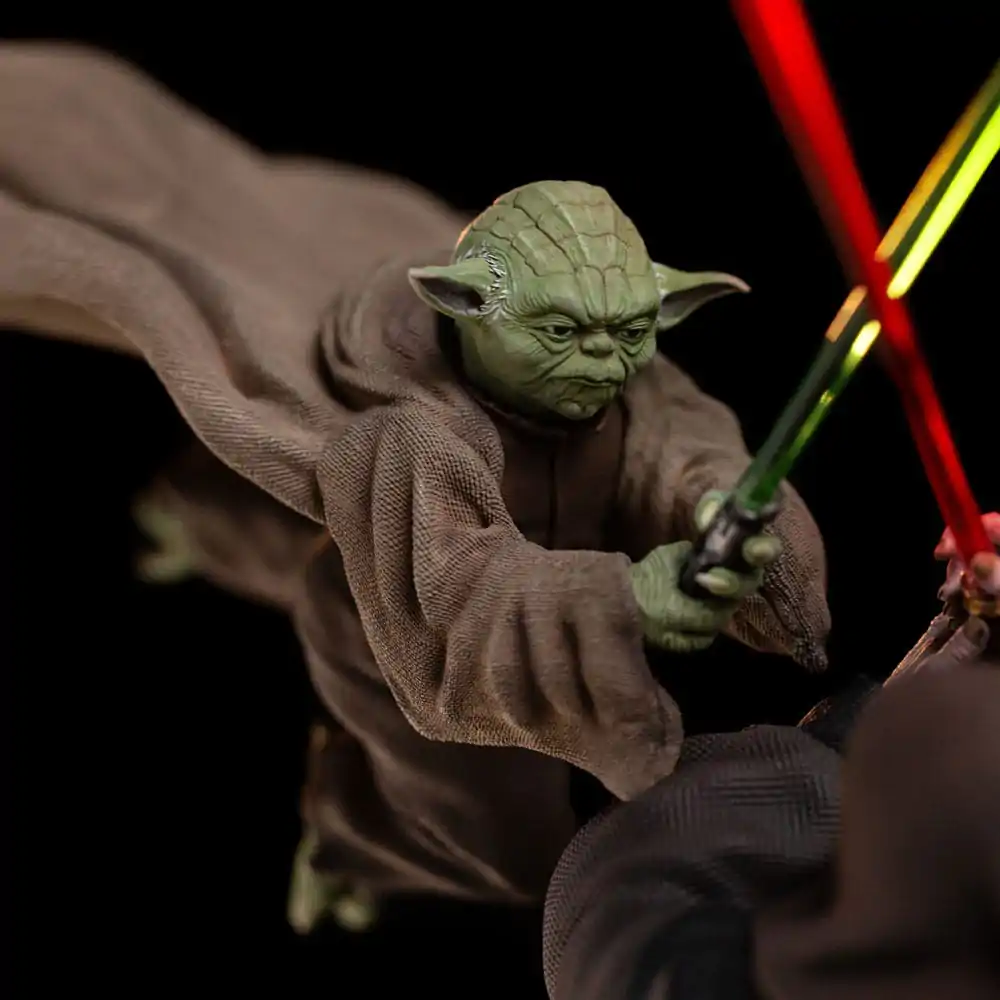 Star Wars Deluxe Art Scale Statue 1/10 Yoda vs Emperor Palpatine (CCXP Exclusive 2024) 31 cm Produktfoto