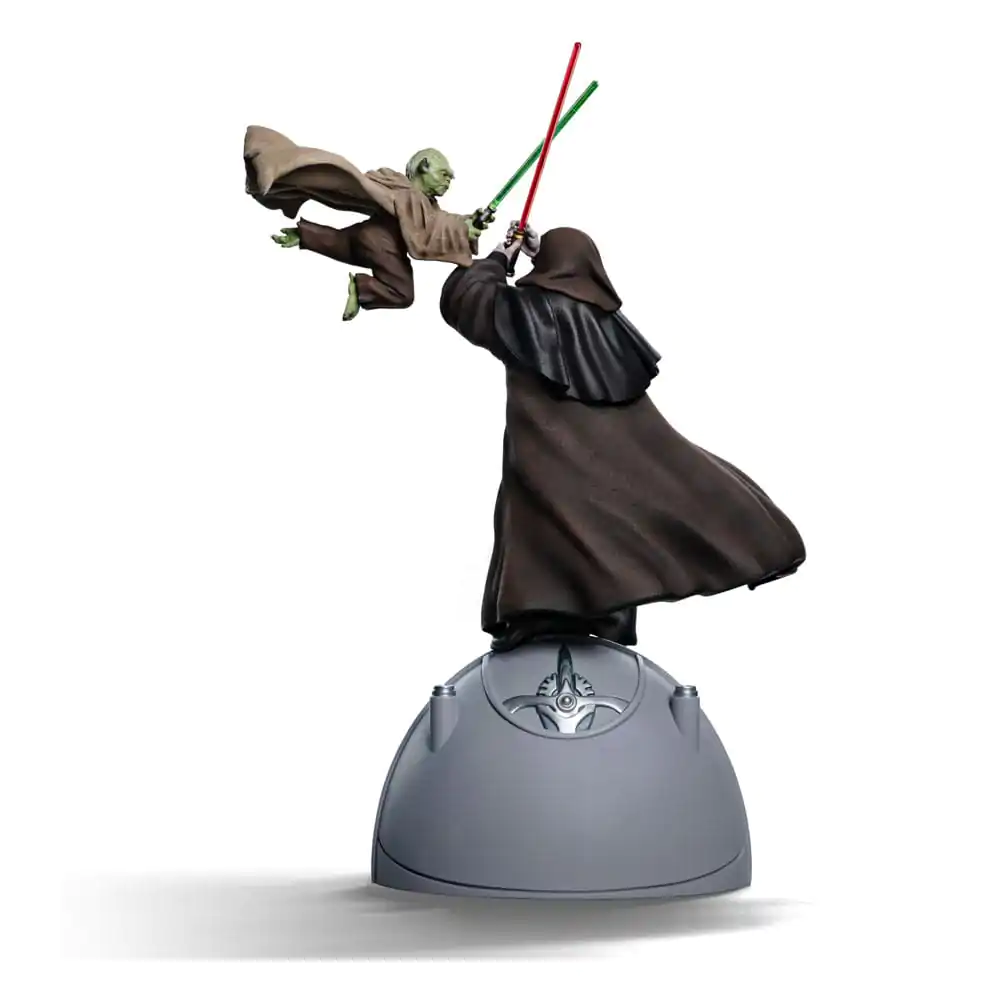 Star Wars Deluxe Art Scale Statue 1/10 Yoda vs Emperor Palpatine (CCXP Exclusive 2024) 31 cm Produktfoto