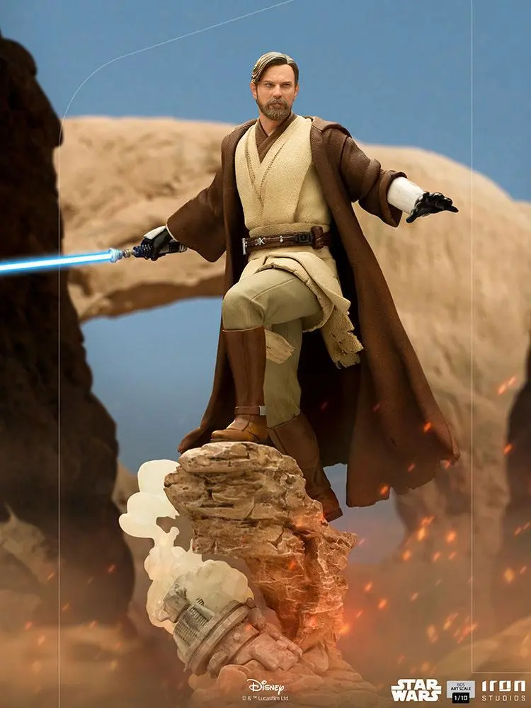 Star Wars Deluxe BDS Art Scale Statue 1/10 Obi-Wan Kenobi 28 cm Produktfoto