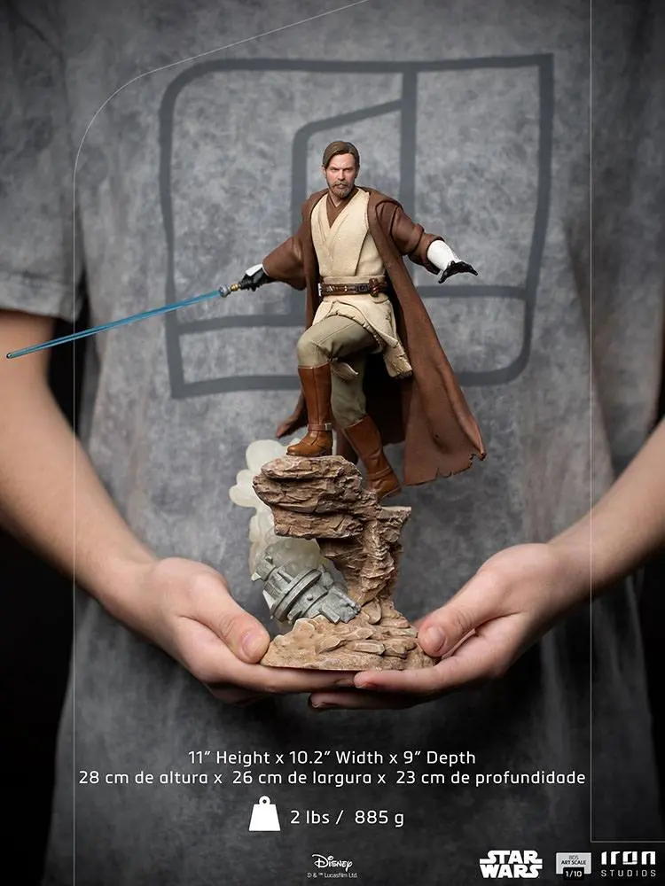 Star Wars Deluxe BDS Art Scale Statue 1/10 Obi-Wan Kenobi 28 cm Produktfoto
