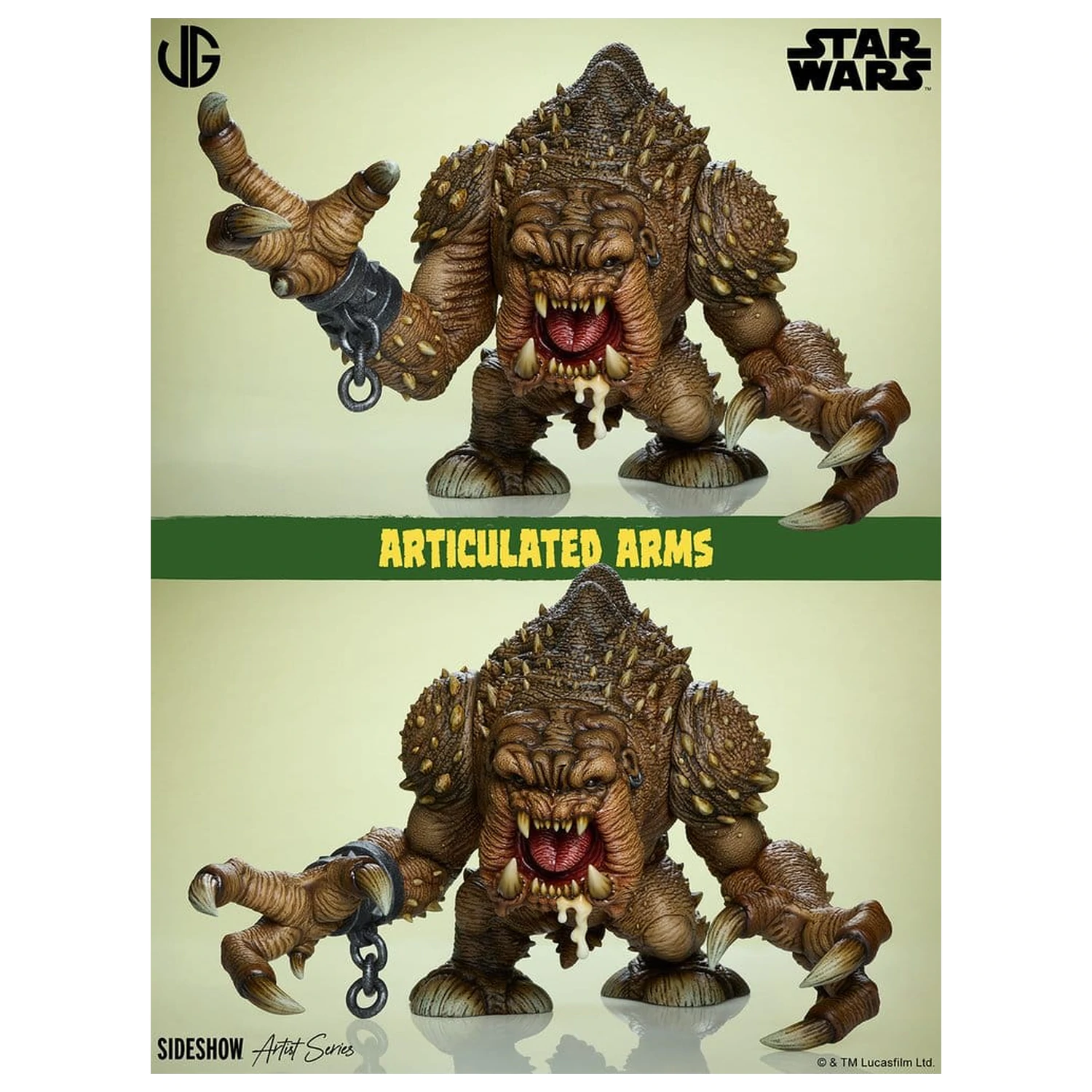 Star Wars Designer Sammlerstatue Rancor 31 cm Produktfoto