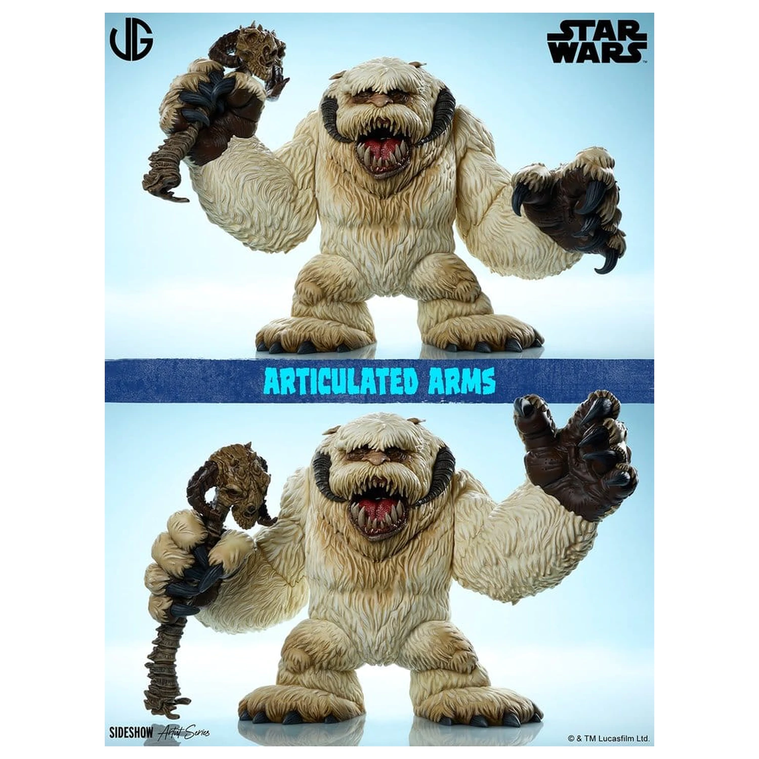 Star Wars Designer Vinyl Figur Wampa 30 cm Produktfoto