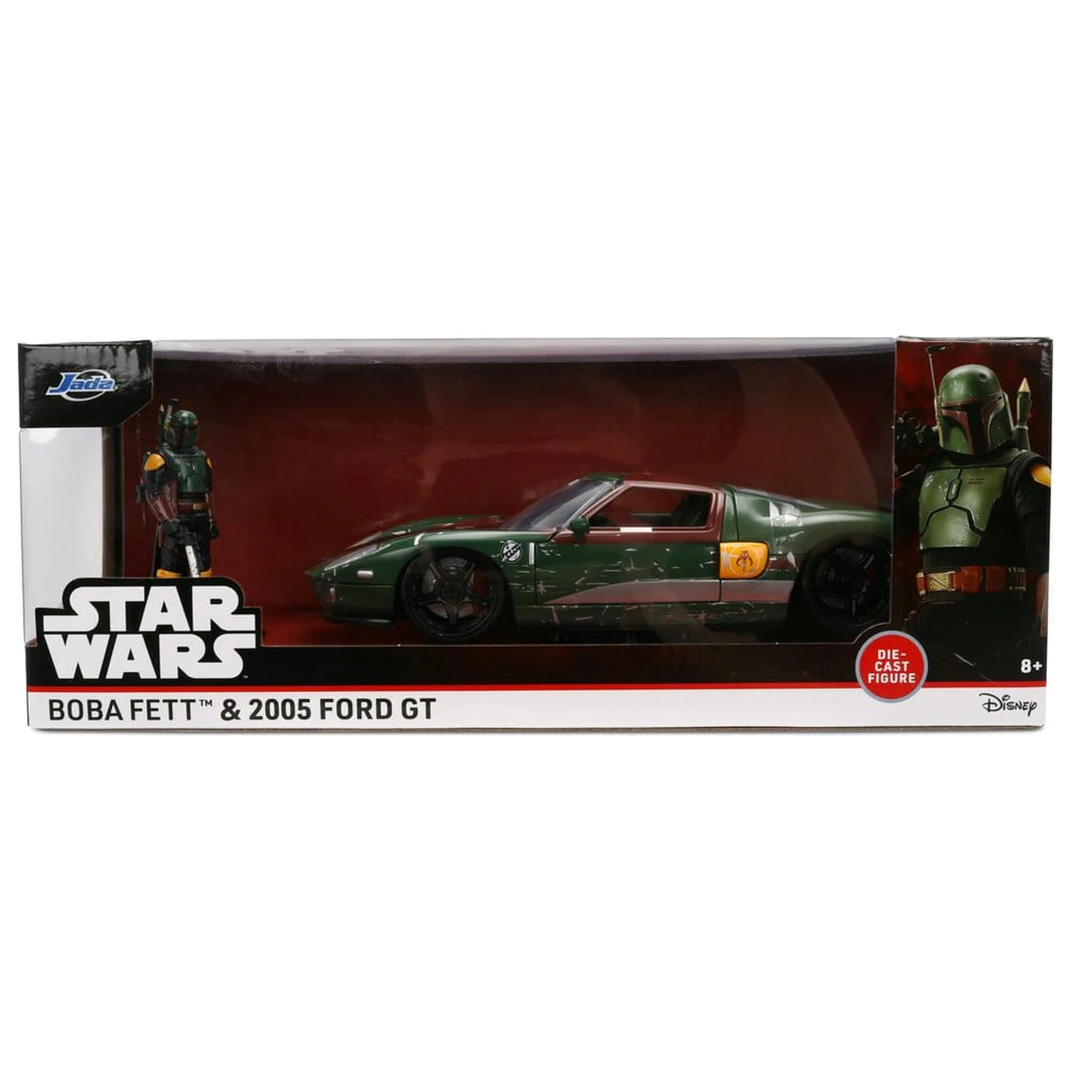 Star Wars Diecast Modell 1:24 Boba Fett 2005 Ford GT Produktfoto