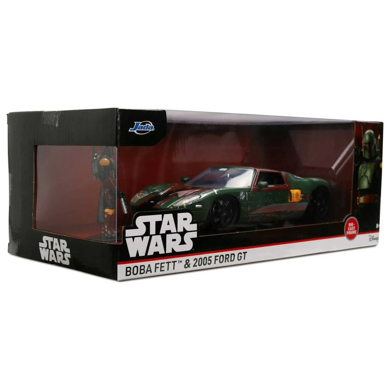 Star Wars Diecast Modell 1:24 Boba Fett 2005 Ford GT Produktfoto
