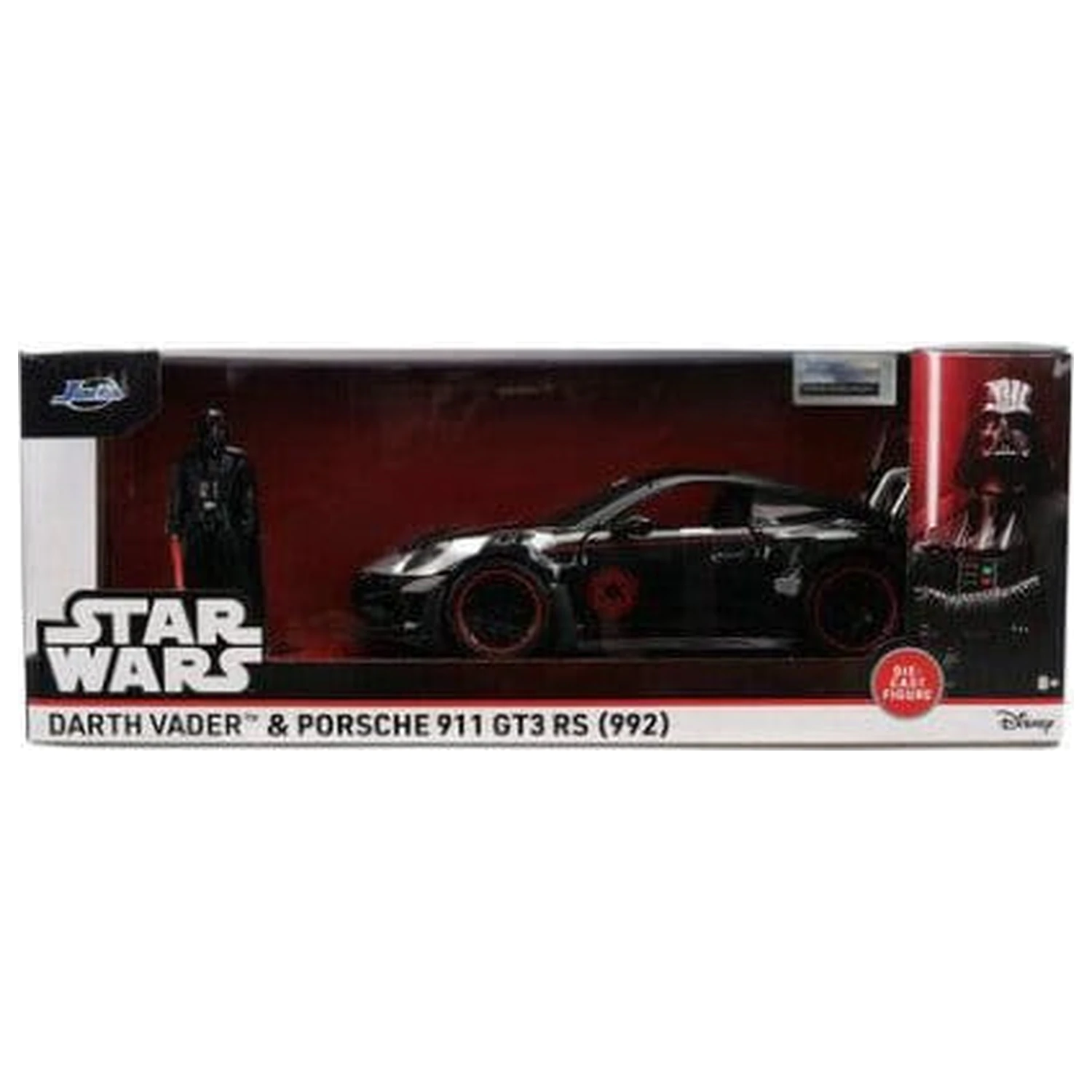 Star Wars Diecast Modell 1:24 Darth Vader Porsche 911 Produktfoto