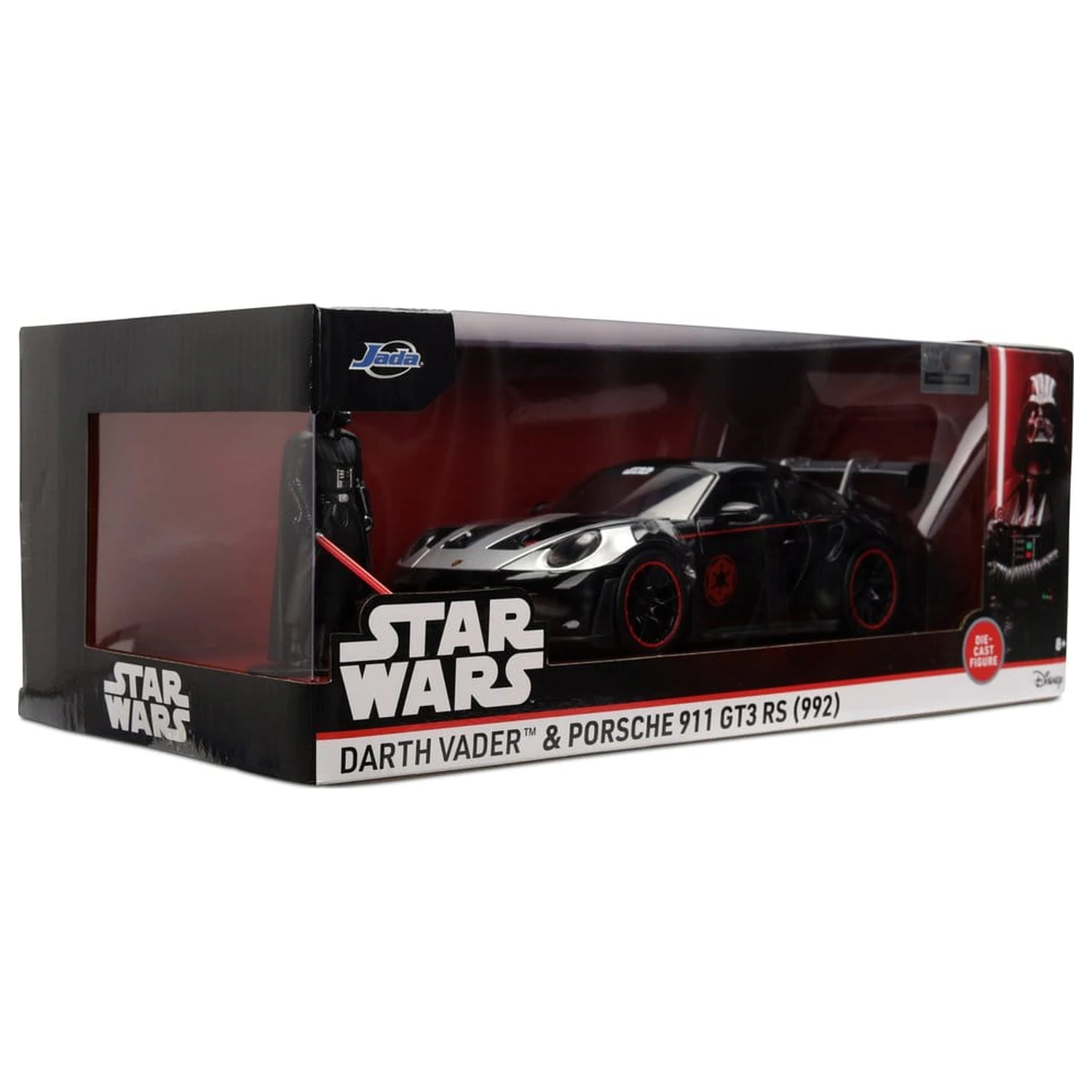 Star Wars Diecast Modell 1:24 Darth Vader Porsche 911 Produktfoto