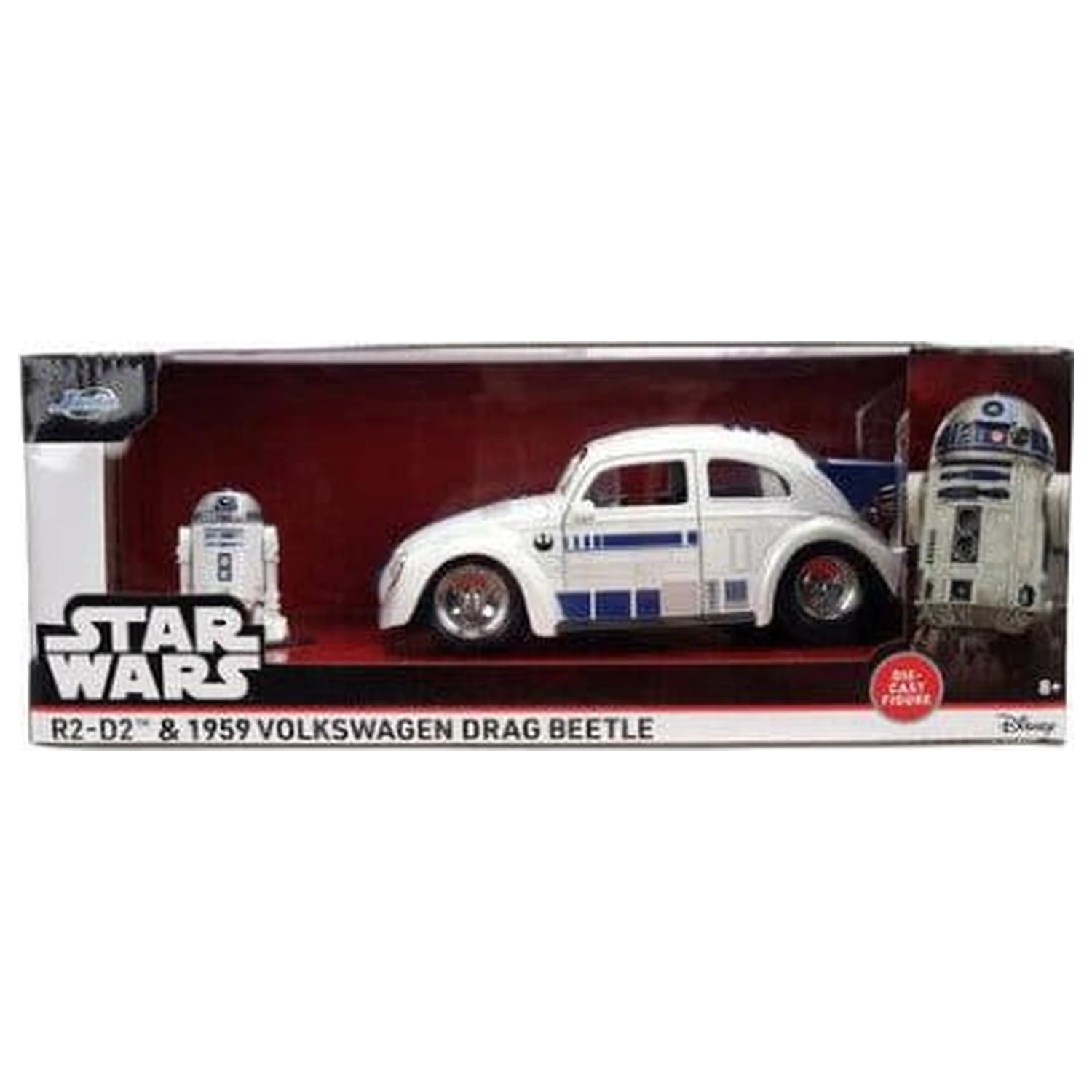 Star Wars Diecast Modell 1:24 R2-D2 1959 VW Drag Beetle Produktfoto