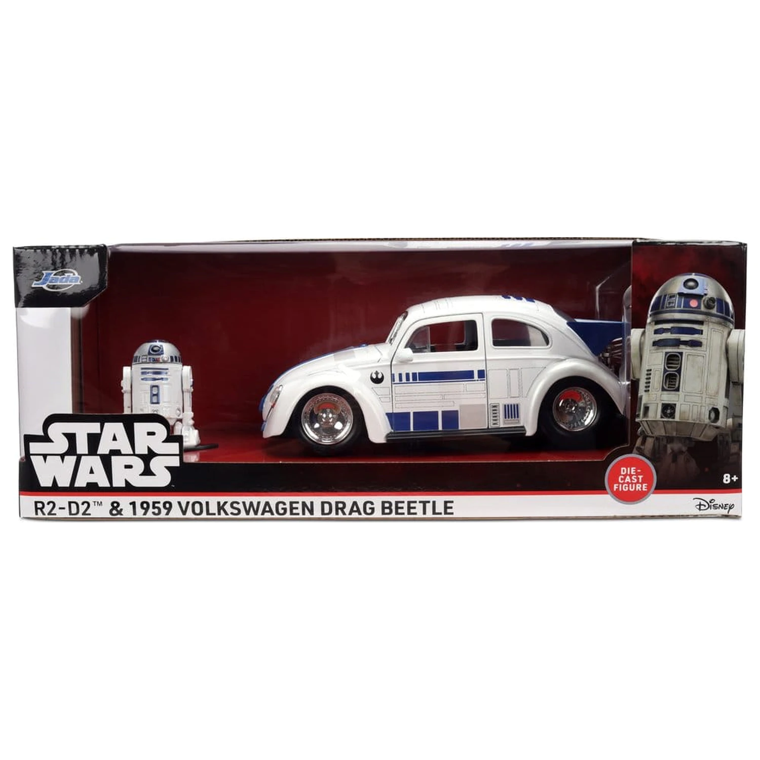 Star Wars Diecast Modell 1:24 R2-D2 1959 VW Drag Beetle Produktfoto