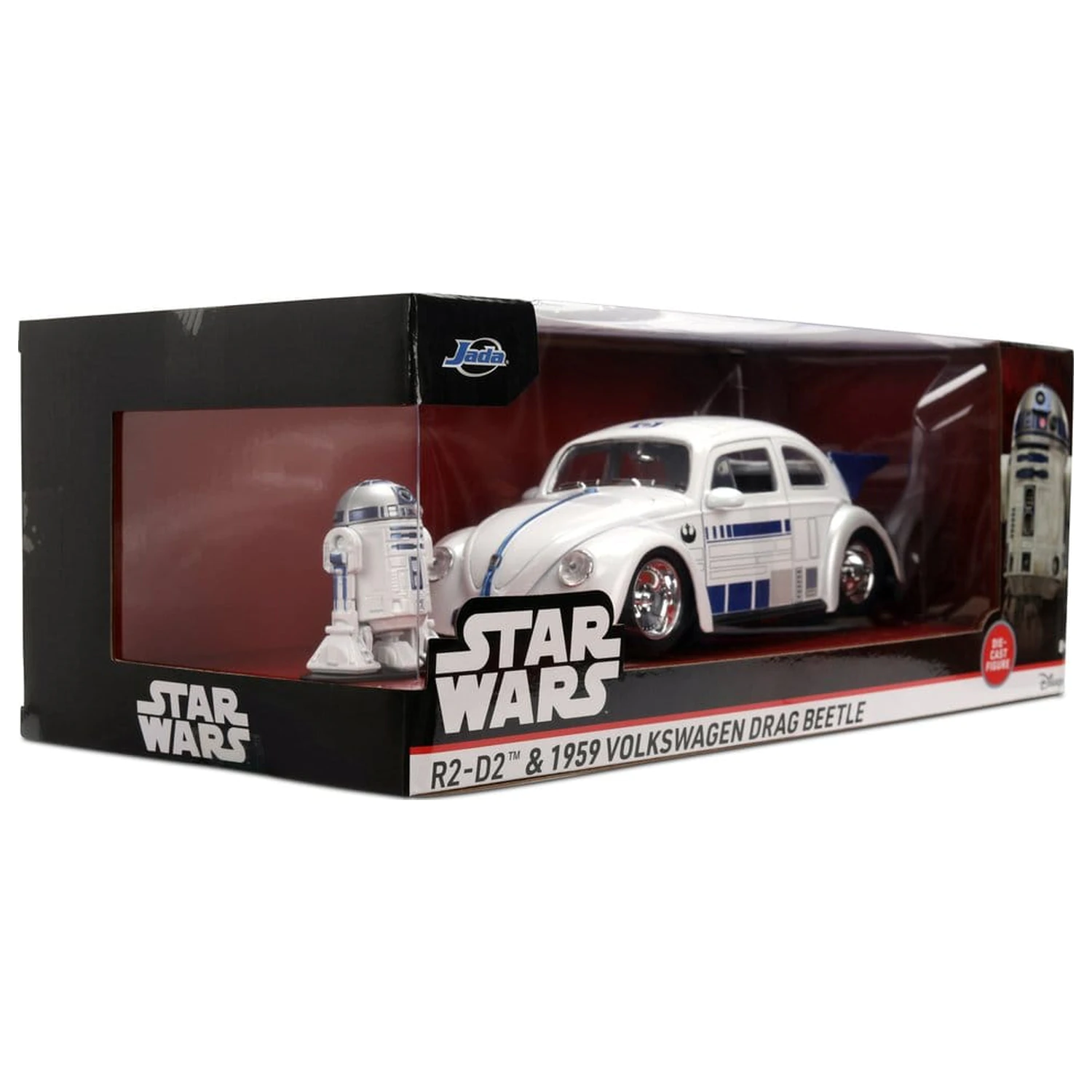 Star Wars Diecast Modell 1:24 R2-D2 1959 VW Drag Beetle Produktfoto