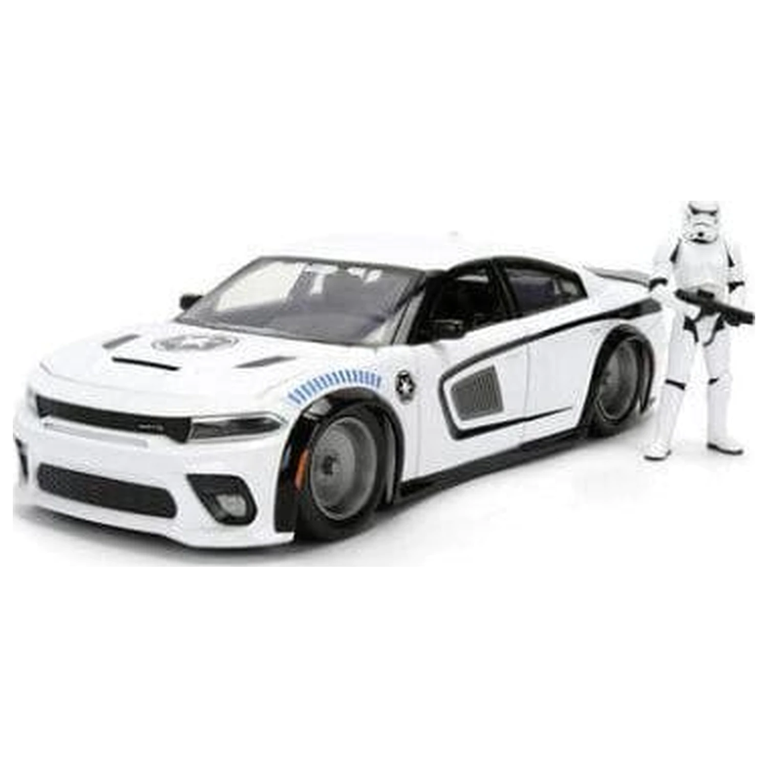 Star Wars Diecast Modell 1:24 Stormtrooper Dodge Charger SRT Hellcat Produktfoto