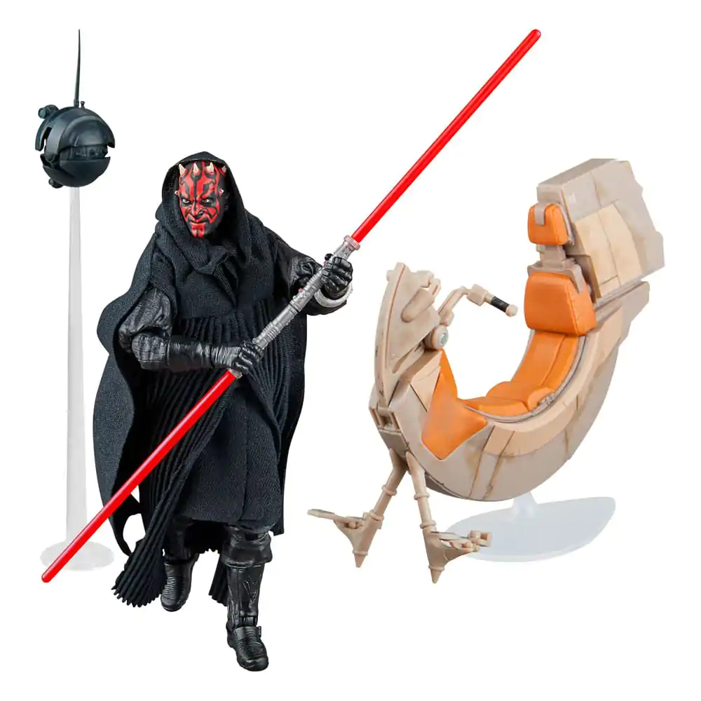 Star Wars Episode I Black Series Fahrzeug mit Action-Figur Darth Maul & Sith Speeder SDCC 2024 Produktfoto