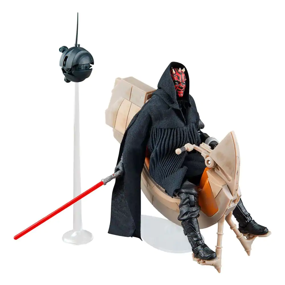 Star Wars Episode I Black Series Fahrzeug mit Action-Figur Darth Maul & Sith Speeder SDCC 2024 Produktfoto