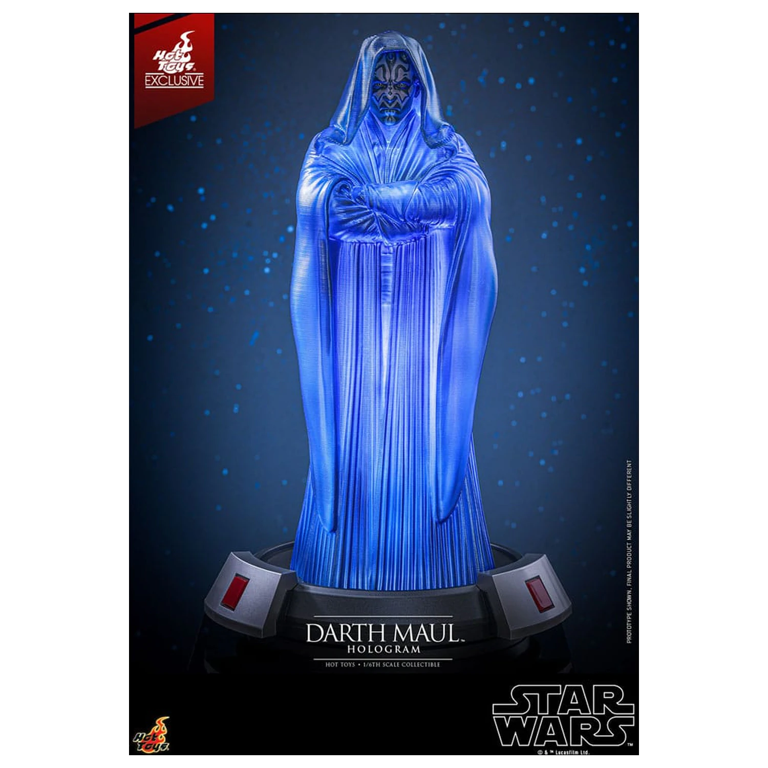 Star Wars Episode I Figur 1/6 Darth Maul Hologramm Hot Toys Exclusive 30 cm Produktfoto