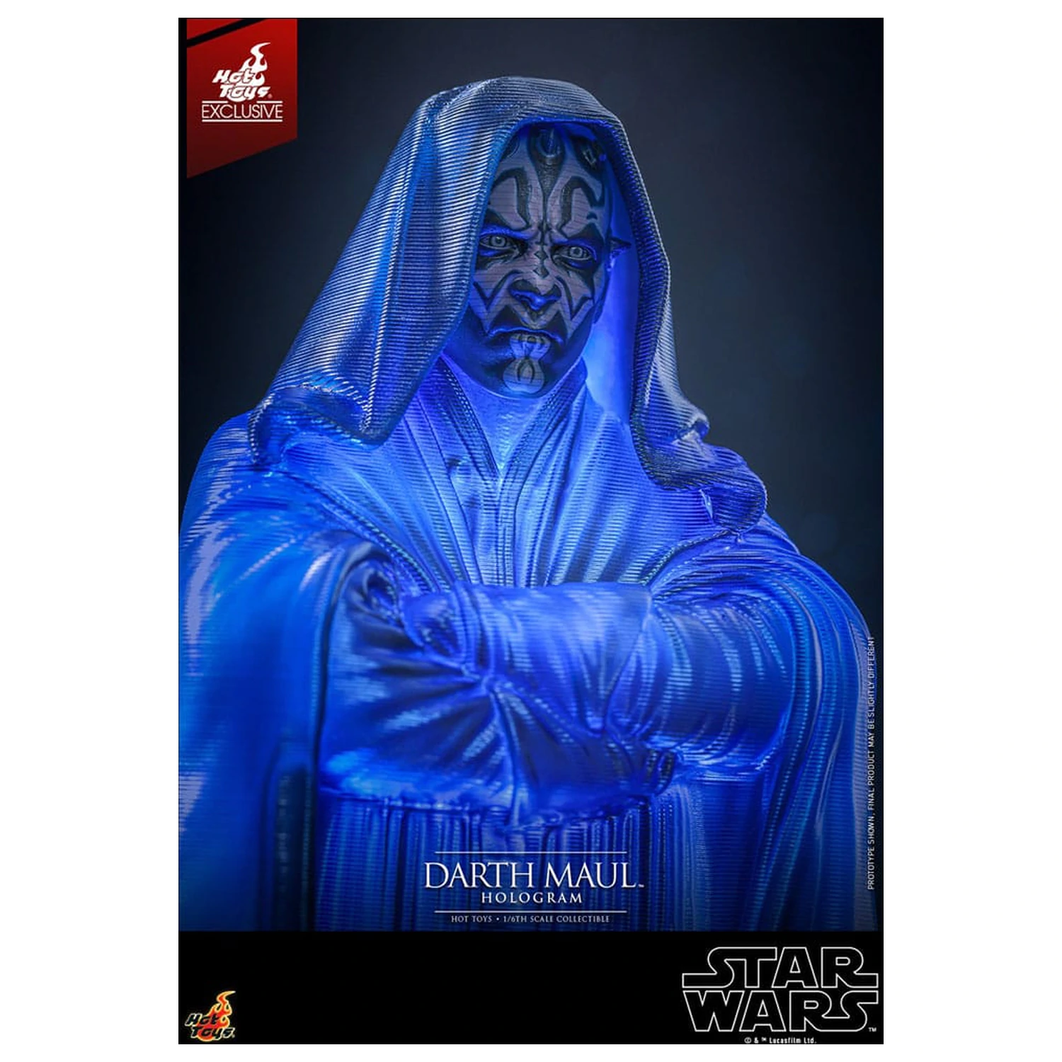 Star Wars Episode I Figur 1/6 Darth Maul Hologramm Hot Toys Exclusive 30 cm Produktfoto