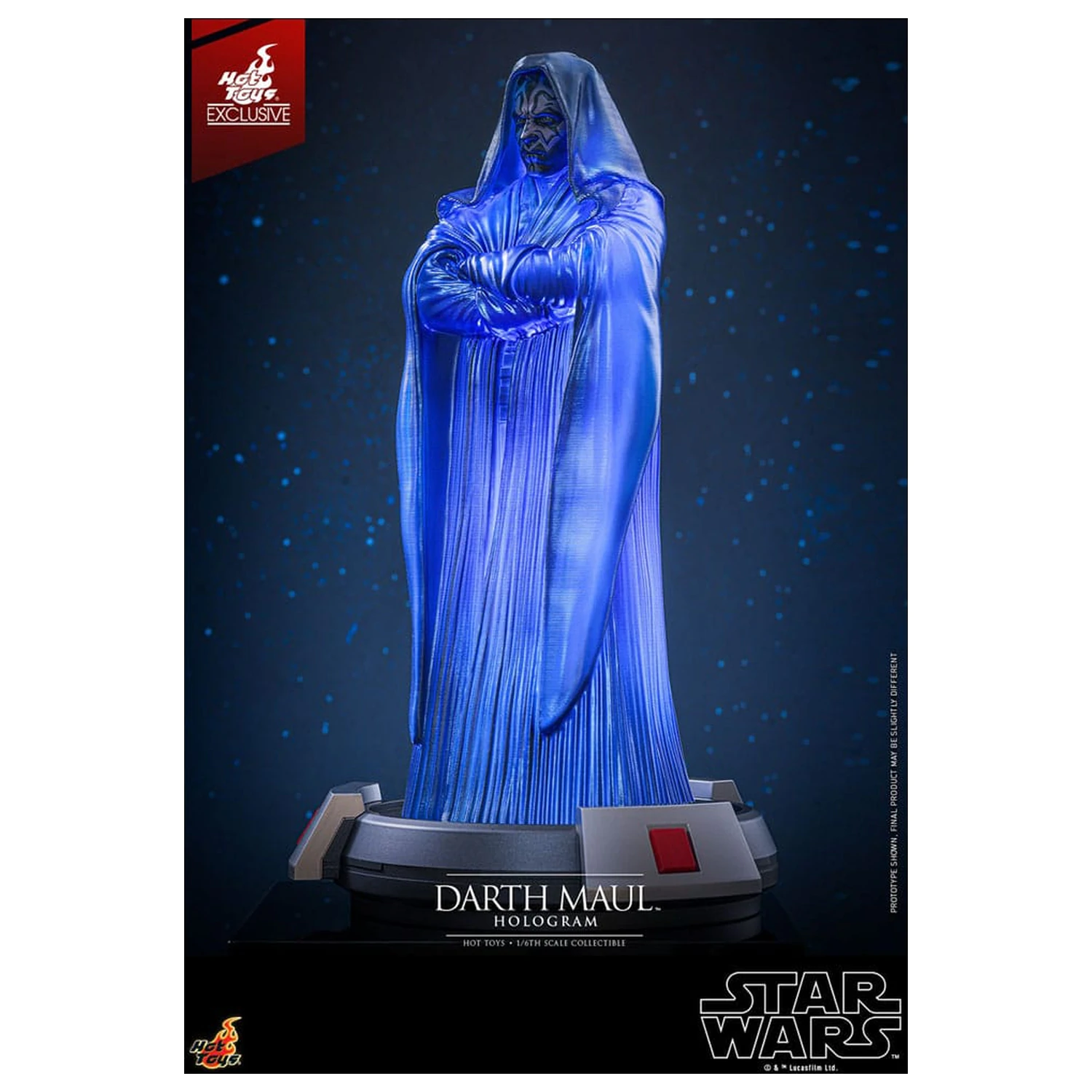 Star Wars Episode I Figur 1/6 Darth Maul Hologramm Hot Toys Exclusive 30 cm Produktfoto