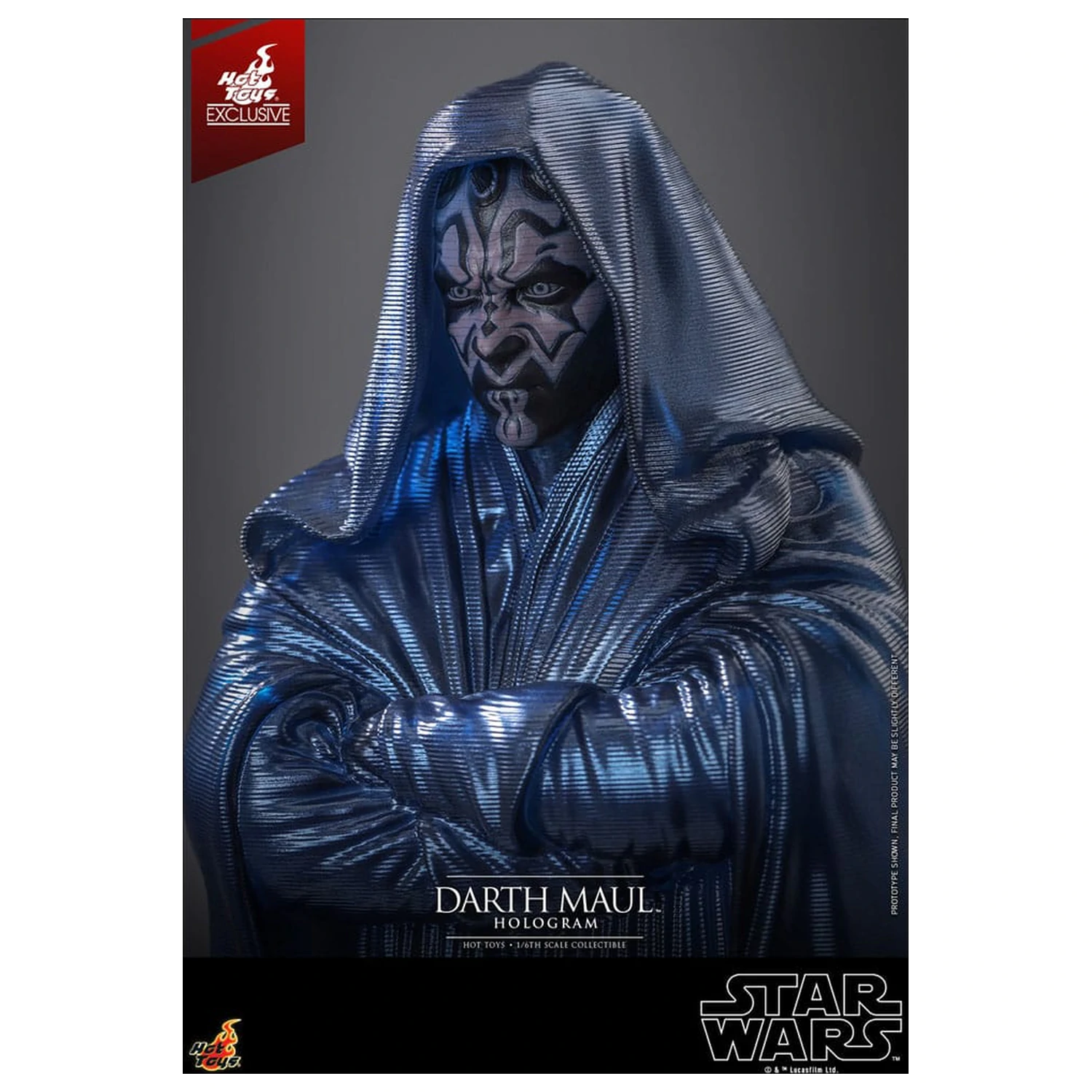 Star Wars Episode I Figur 1/6 Darth Maul Hologramm Hot Toys Exclusive 30 cm Produktfoto