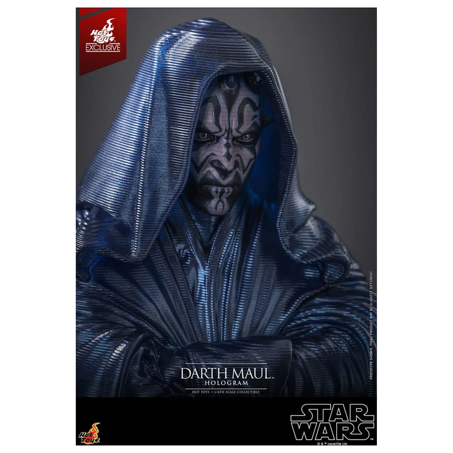 Star Wars Episode I Figur 1/6 Darth Maul Hologramm Hot Toys Exclusive 30 cm Produktfoto