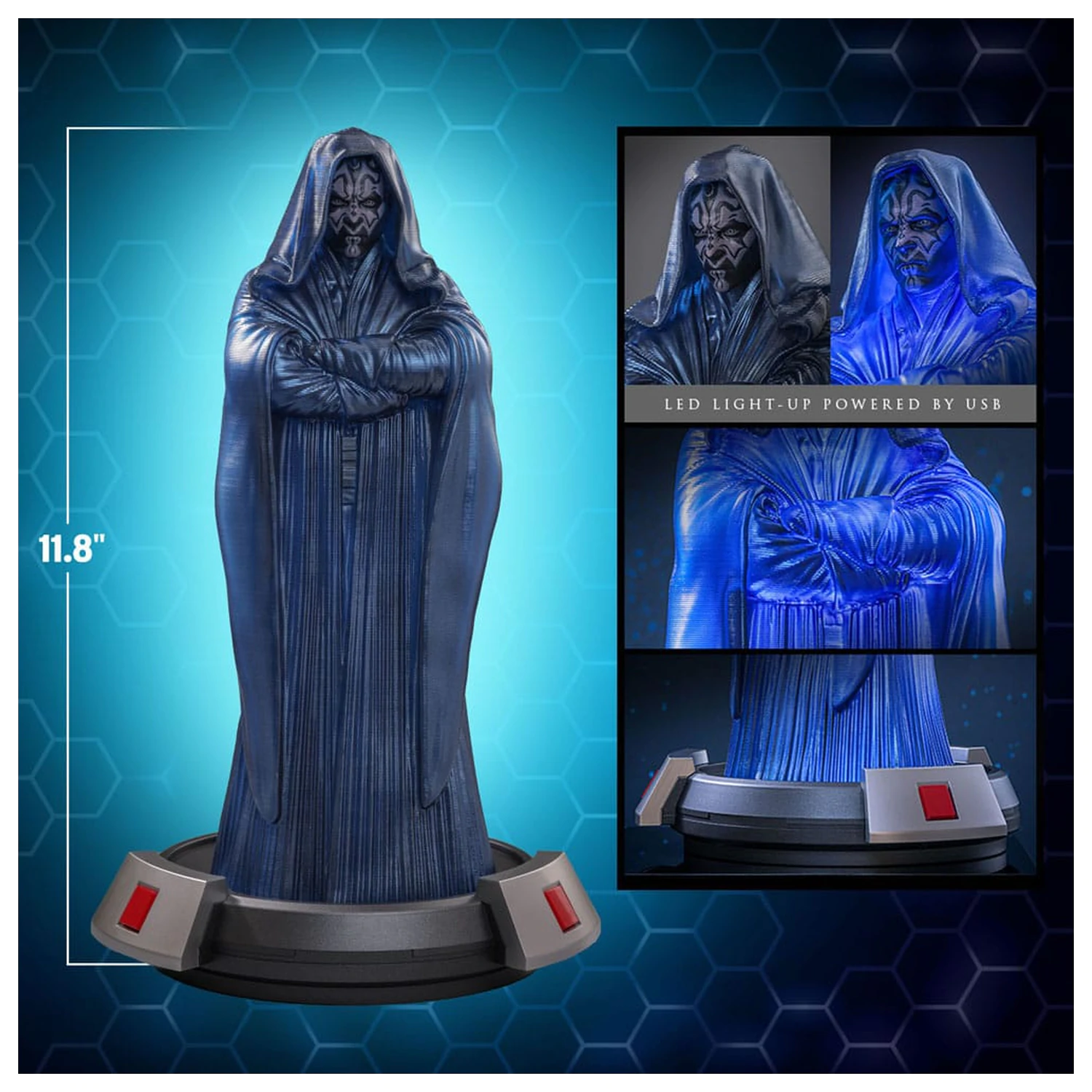 Star Wars Episode I Figur 1/6 Darth Maul Hologramm Hot Toys Exclusive 30 cm Produktfoto