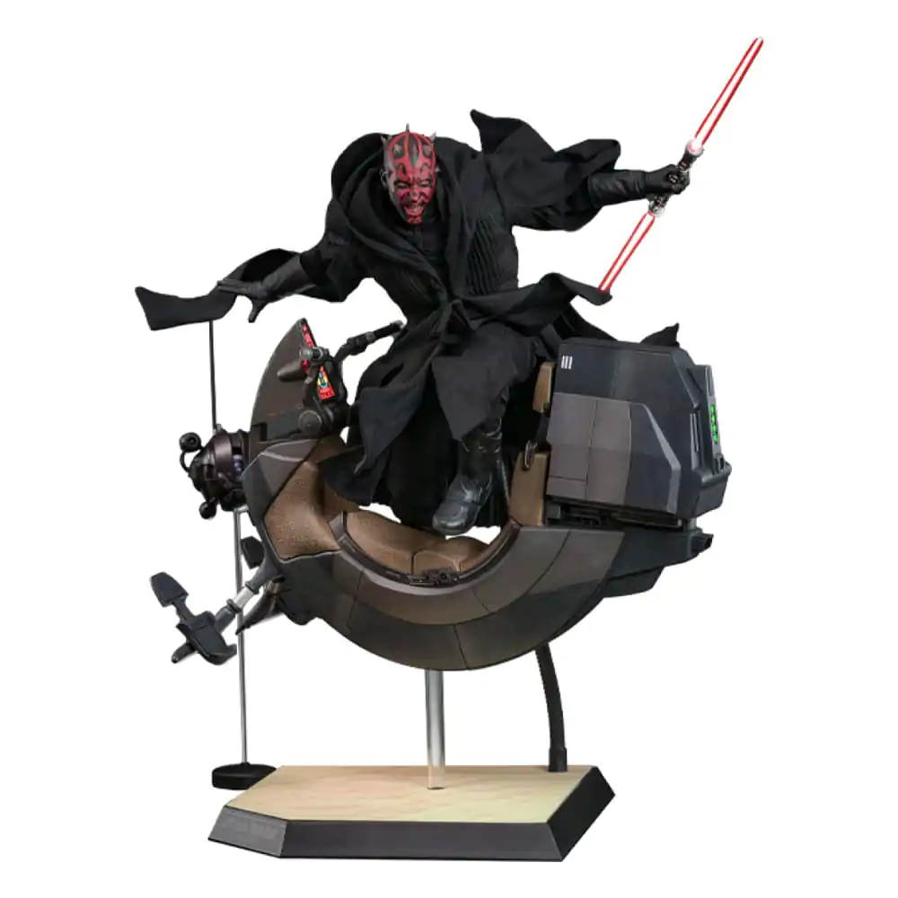 Star Wars Episode I Movie Masterpiece Actionfigur 1/6 Darth Maul with Sith Speeder 29 cm Produktfoto