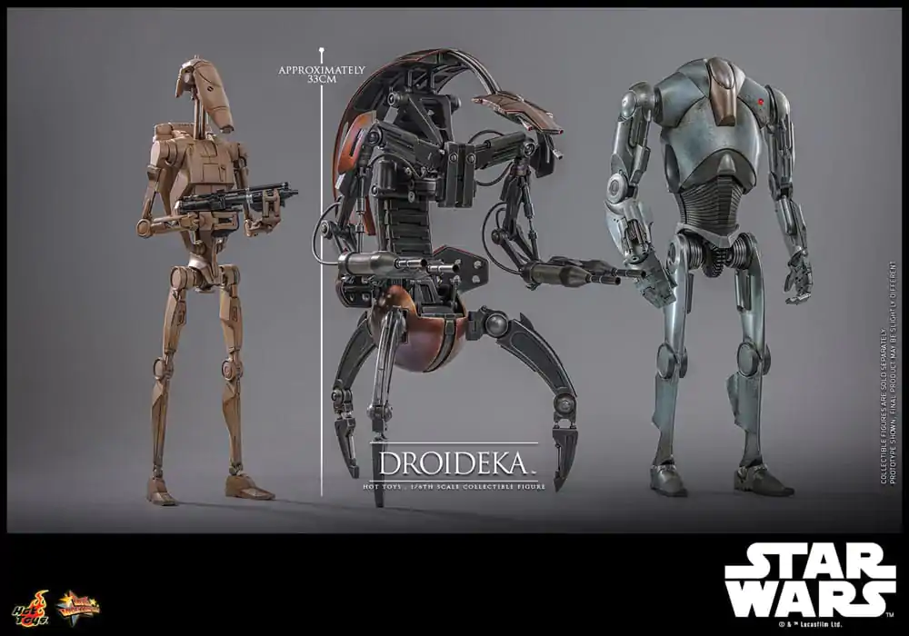 Star Wars Episode I Movie Masterpiece Actionfigur 1/6 Droideka 27 cm Produktfoto