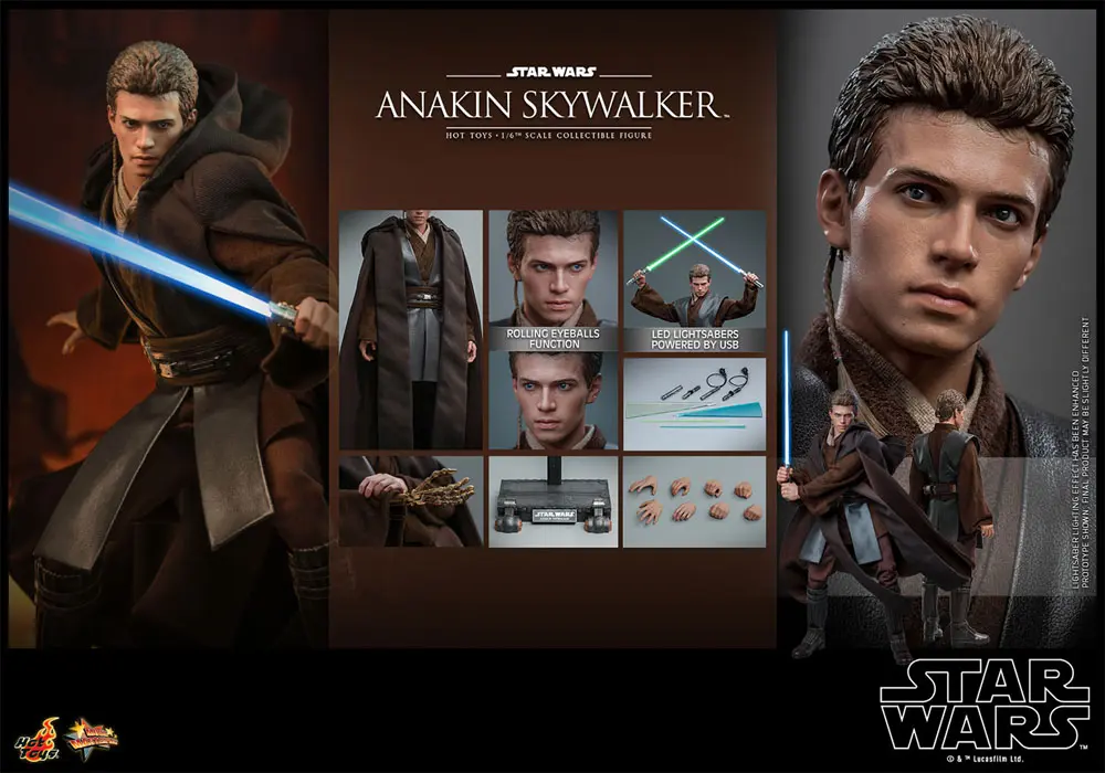 Star Wars: Episode II Actionfigur 1/6 Anakin Skywalker 31 cm Produktfoto