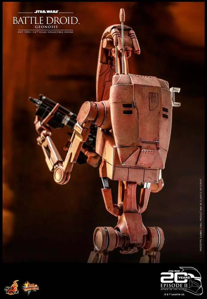 Star Wars: Episode II Action Figur 1/6 Battle Droid (Geonosis) 31 cm Produktfoto