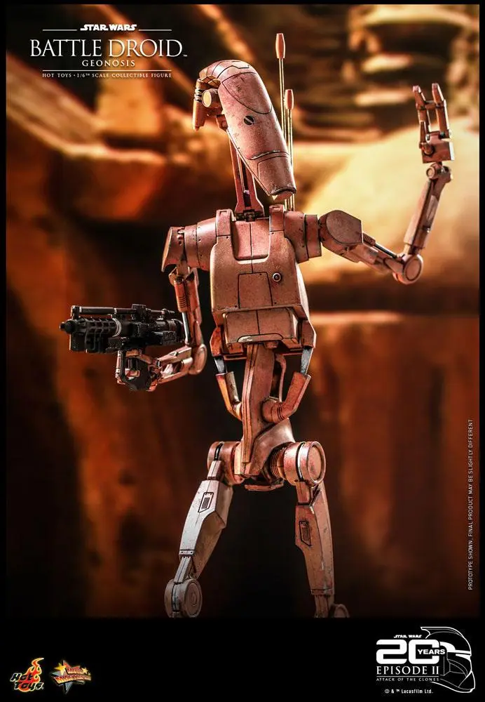 Star Wars: Episode II Action Figur 1/6 Battle Droid (Geonosis) 31 cm Produktfoto