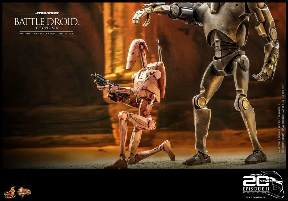 Star Wars: Episode II Action Figur 1/6 Battle Droid (Geonosis) 31 cm Produktfoto