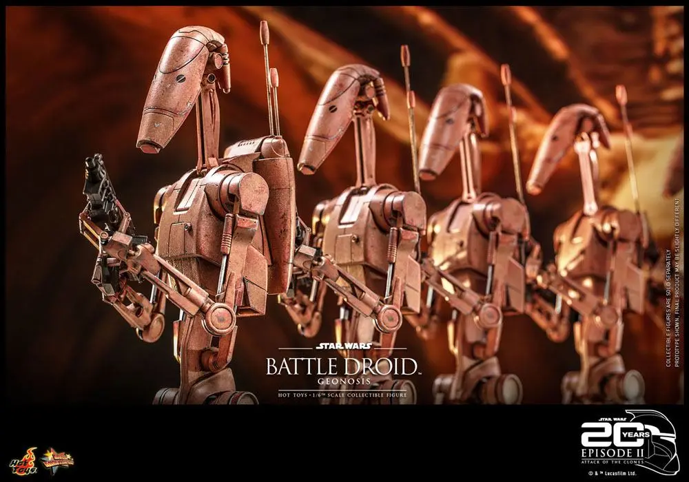 Star Wars: Episode II Action Figur 1/6 Battle Droid (Geonosis) 31 cm Produktfoto