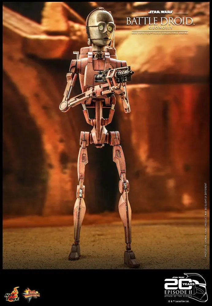 Star Wars: Episode II Action Figur 1/6 Battle Droid (Geonosis) 31 cm Produktfoto