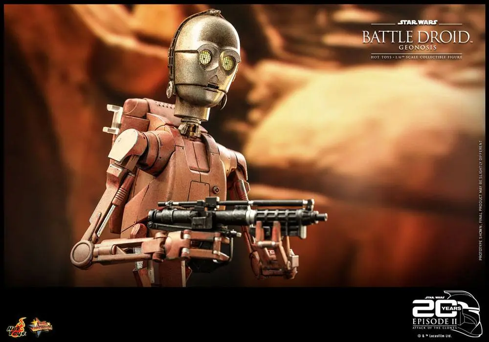 Star Wars: Episode II Action Figur 1/6 Battle Droid (Geonosis) 31 cm Produktfoto